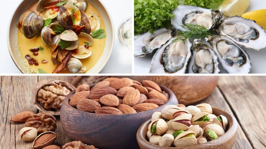Makanan laut dan kacang membantu meningkatkan tahap testosteron dalam badan lelaki